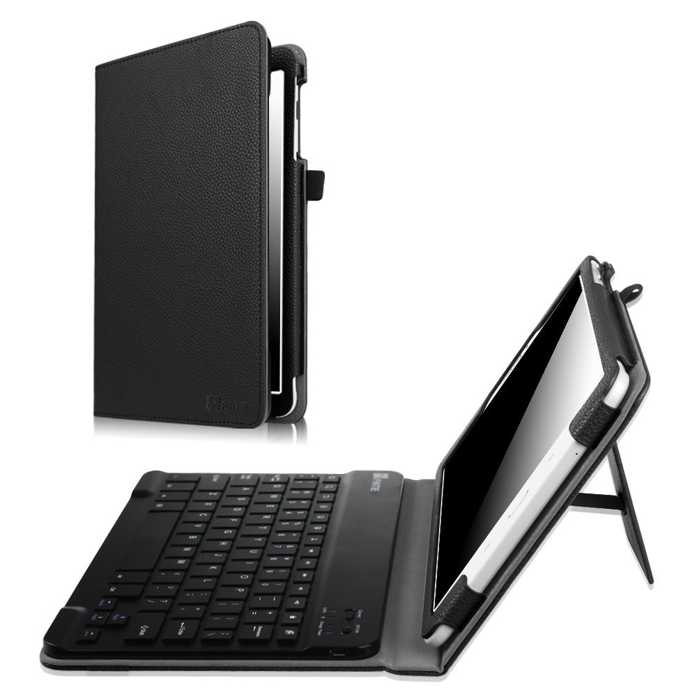 Samsung Galaxy Tab E 9/6 Keyboard Case - Slim Fit PU Leather Stand Cover with Premium Quality