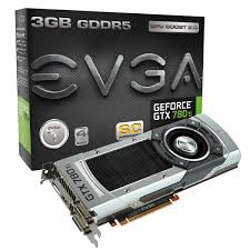 EVGA GeForce GTX 780 Ti Superclocked, 3GB, 3072MB,GDDR5 384bit, Dual-Link DVI-I, DVI-D, HDMI,DP, SLI Ready Graphics Card (03G-P4-2883-KR) Graphics Cards 03G-P4-2883-KR