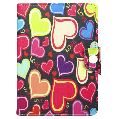 PROTECTOR P/TABLET 10" MICROUSB  BLACK HEARTS