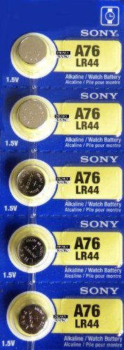 4 Pack Duracell 76A LR44 Alkaline Batteries