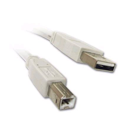 CABLE USB V2.0 A-B 1.8 METROS NEGRO