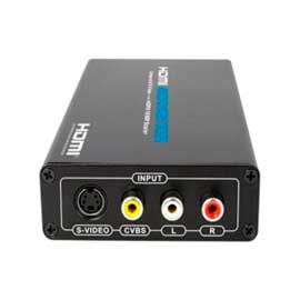 Composite video and S-video to HDMI Scaler LKV363