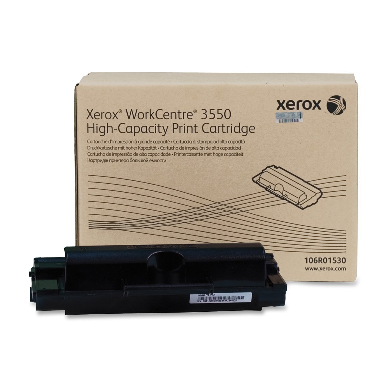 Toner Xerox Alta Capacidad para uso con Xerox WorkCentre 3550-Part# 106R01530