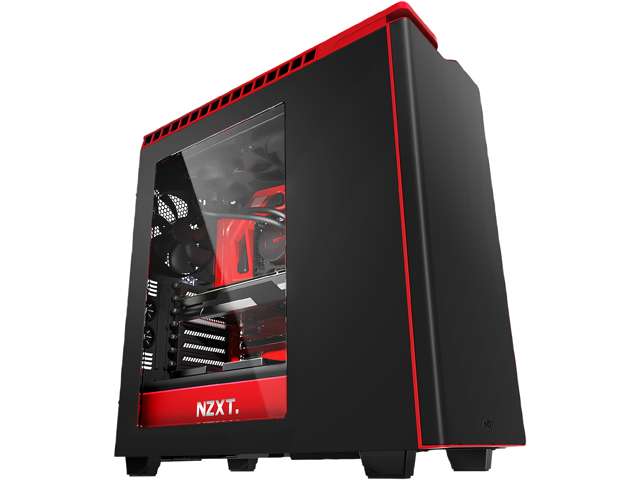NZXT H440 STEEL Mid Tower Case. Next Generation 5.25-less Design. Include 4 x 2nd Gen FNv2 Fans, High-End WC support, USB3.0