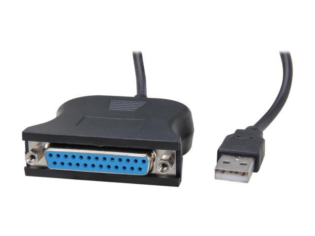 Rosewill RCW-615 6ft. USB to DB25 Female Parallel Converter Adapter Cable (For Printer Only)