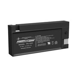 Powersonic PS-1223 - 12 Volt/2.3 Amp Hour Sealed Lead Acid Battery with Pressure Contact Fast-on Connector