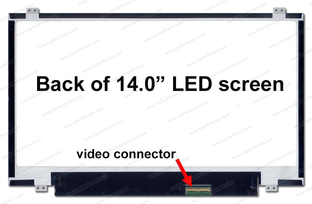LCD 14.0 LED WXGA (1366X768) HD C/Inverter Conector Derecho 40P Glossy Para HP PROBOOK.