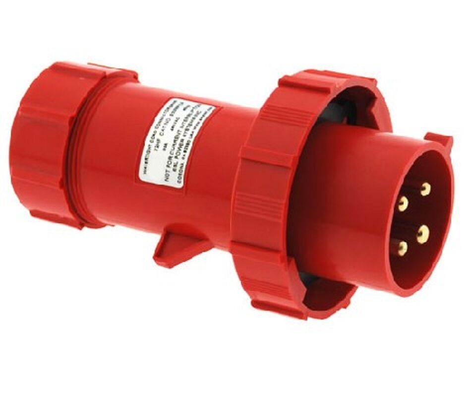 Container Reefer Male Plug 32A 480VAC Watertight 3 phase ESL 1800-03P1A E33MP1A
