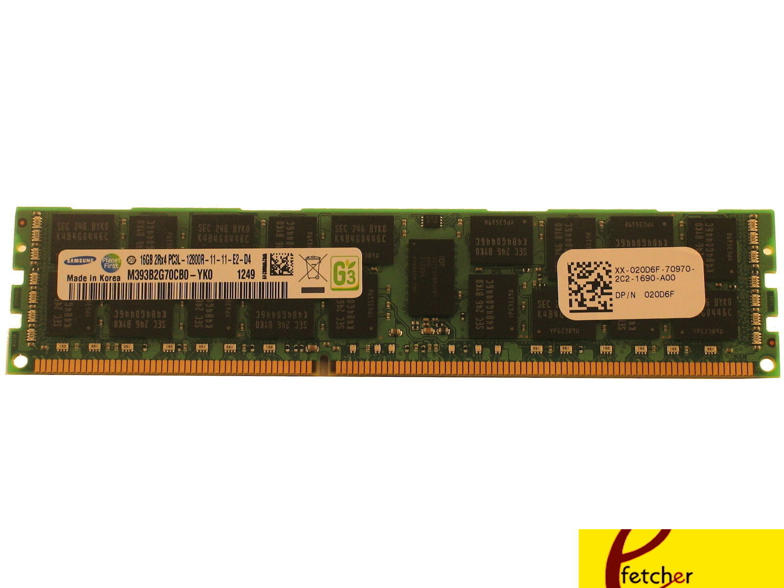 Memoria para Dell PowerEdge R520 y M520 snpjdf1mc/16g snpmgy5tc/16g