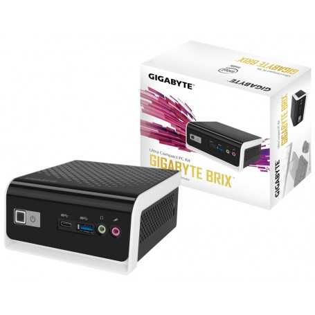 GIGABYTE ULTRA COMPACT MINI PC INTEL UHD GRAPHICS 600 M.2 SSD HDMI 2.0A COMPONENTE DP1.2A GB-BLCE-4105