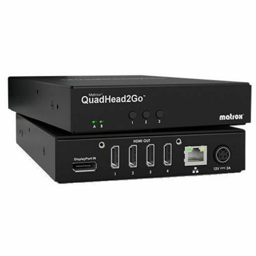 Matrox Q2G-DP4K QuadHead2Go Multi-Monitor Controller Appliance
