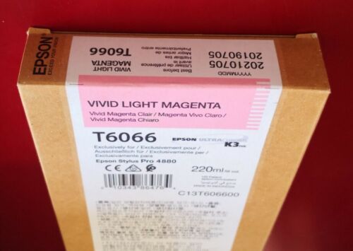 T6066 VIVID LIGHT MAGENTA 220ml K3 INK STYLUS PRO 4880