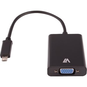V7 (CBLMHLVPW-1N) Micro USB to VGA Adapter for For Galaxy Note II III S3 S4