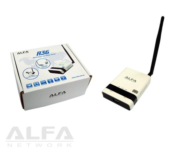 ALFA R36 - EXTENSOR WIRELESS Y ROUTER 3G / DUAL SSID / IEEE 802.11 G/N / FIREWALL / DDNS.