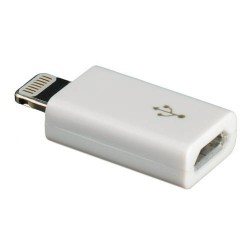 ADAPTADOR USB MICRO HEMBRA A LIGHTNING MACHO     