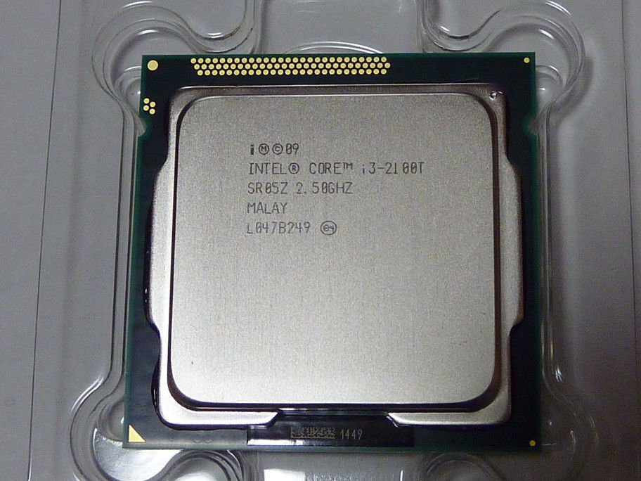 INTEL CORE i3-2100T SR05Z 2.5GHZ 3MB CACHE 5GT/s DESKTOP CPU PROCESSOR. Condicion: Usado.