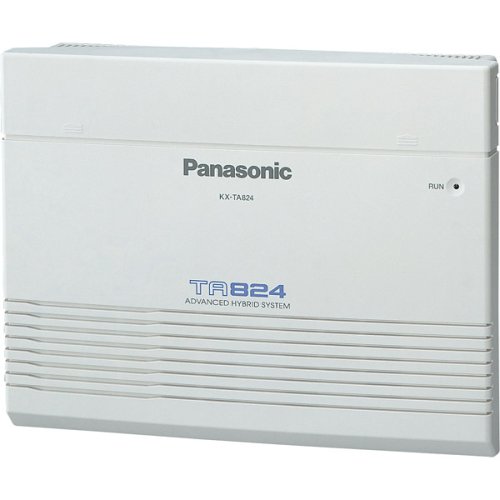 Panasonic KX-TA824 unidad de control para sistema telefónico 3 líneas de CO, 8 puertos estación (sistema o Single Line), con hasta 8 Cos y estación de 24 puertos de expansión.