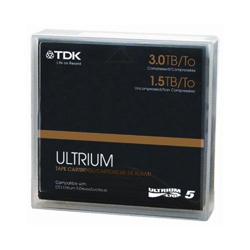 Imation TDK 61857 1/2 in. Ultrium LTO-5 Cartridge, 2775ft, 1.5TB Native/3TB Compressed Capacity