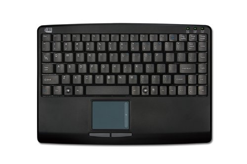 Adesso AKB-410UB SlimTouch 410 Mini Touchpad Keyboard USB (Black)
