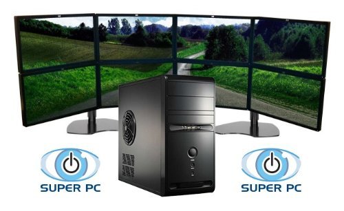 SUPER PCTM | 8 Monitor Computer | Intel Core i7.