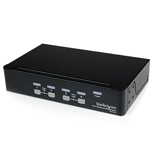 StarTech SV431USBAE 4 Port StarView USB x 4 KVM Switch con Audio