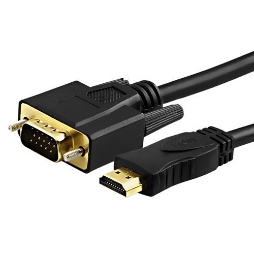 Cable HDMI to VGA  Connector Cable Adapter Converter 6ft- 1.8Mts
