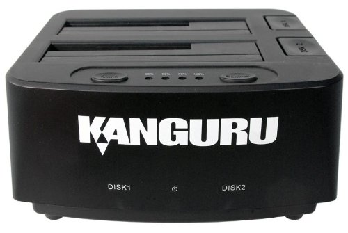 Kanguru Solutions SATA 2-Bay USB 3.0 Copydock Hard Drive Duplex and Dock Stationon