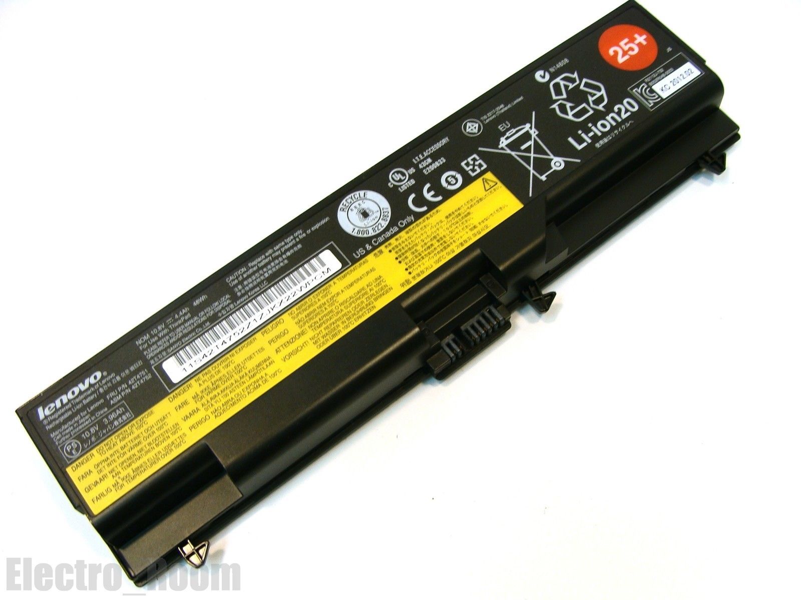 Battery 42T4751 10.8V 4.4Ah 48Wh Tested Lenovo Thinkpad Edge 15 15.6"