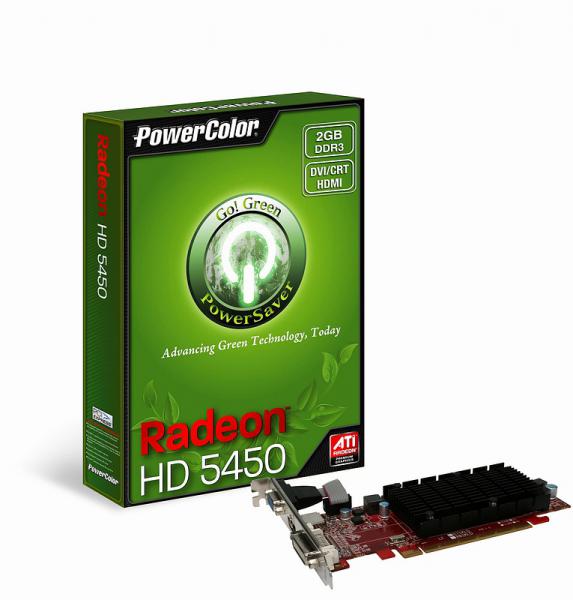 TARJETA DE VIDEO POWER COLOR AX5450 512MK3-SHV4 HD5450 512MB DDR3 PCIE