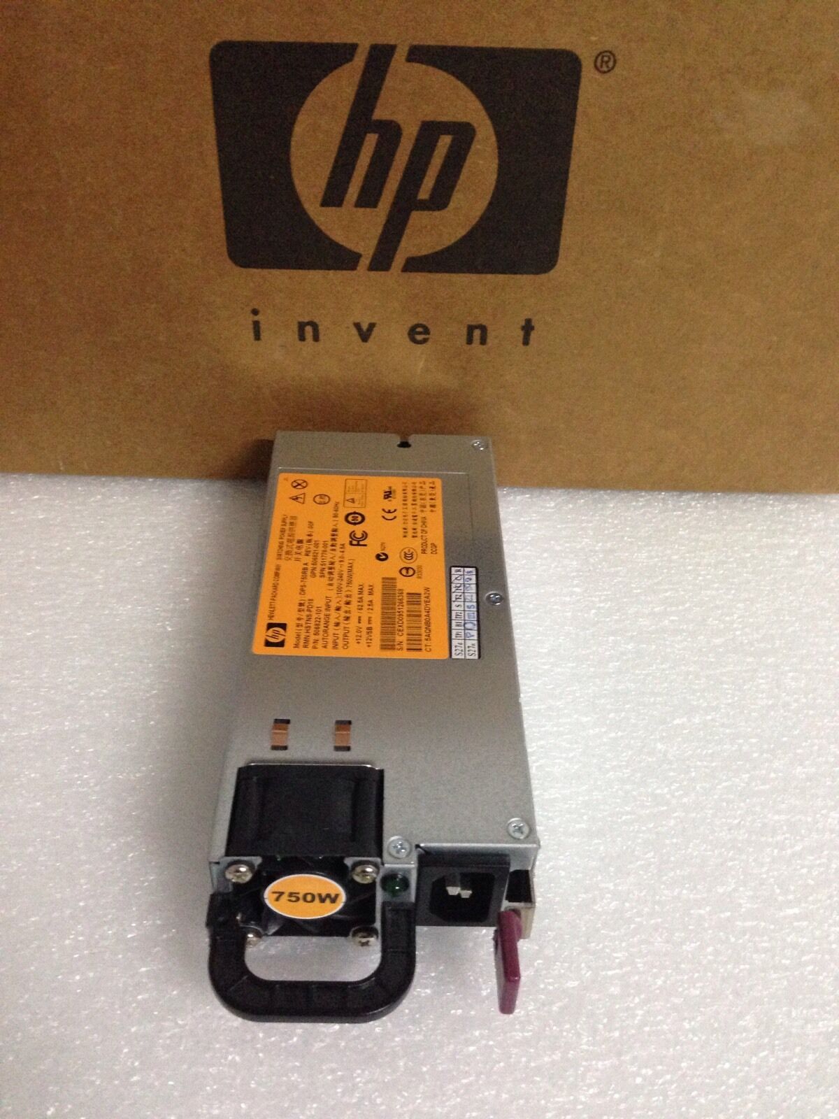 HP HSTNS-PD18 DPS-750RB A 506822-101 506821-001 750W DL 380 G6/ML370 G6 PS