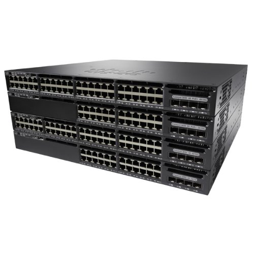 Switch Cisco Gigabit Ethernet Catalyst 3650 Data 2x10G Uplink IP Base, 48 Puertos 10/100/1000Mbps + 2 Puertos SFP+, 176 Gbit/s, 32.000 Entradas