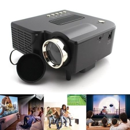 LED Projector 60" -  Cinema Theater-Black AomeTech Portable HDMI Mini Home