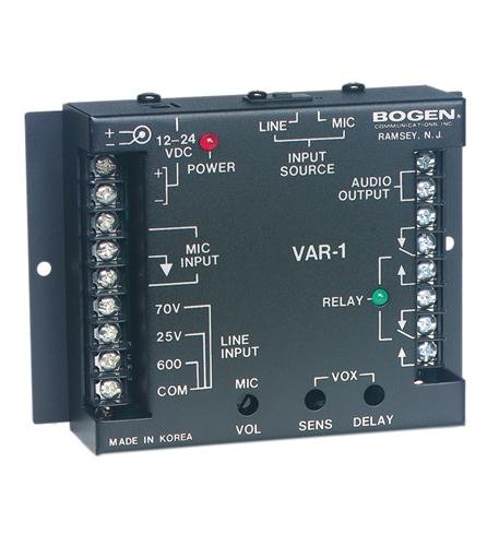 Bogen Communications VAR1 Voice Activated Relay for 70V Paging Systems
