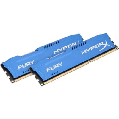 Kingston 16GB HyperX FURY DDR3 1866 MHz UDIMM Memory Kit (2 x 8GB, Blue)
