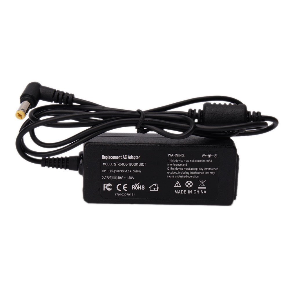 Power Adapter Charger For Acer Aspire One KAV60 + Power Supply Cord 19V 1.58A 30W