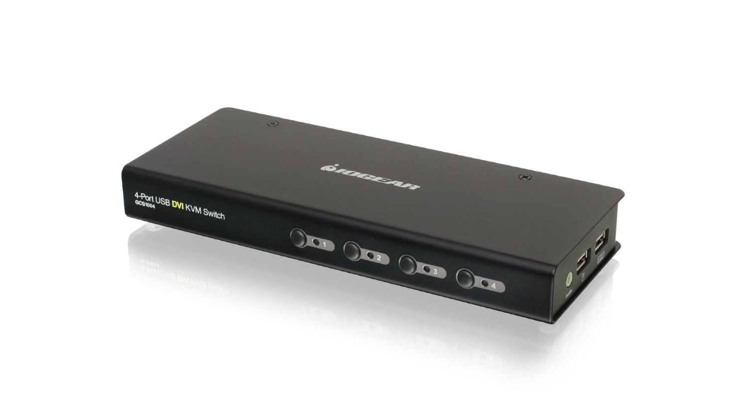 IOGEAR 4-Port USB DVI KVM Switch (GCS1004)