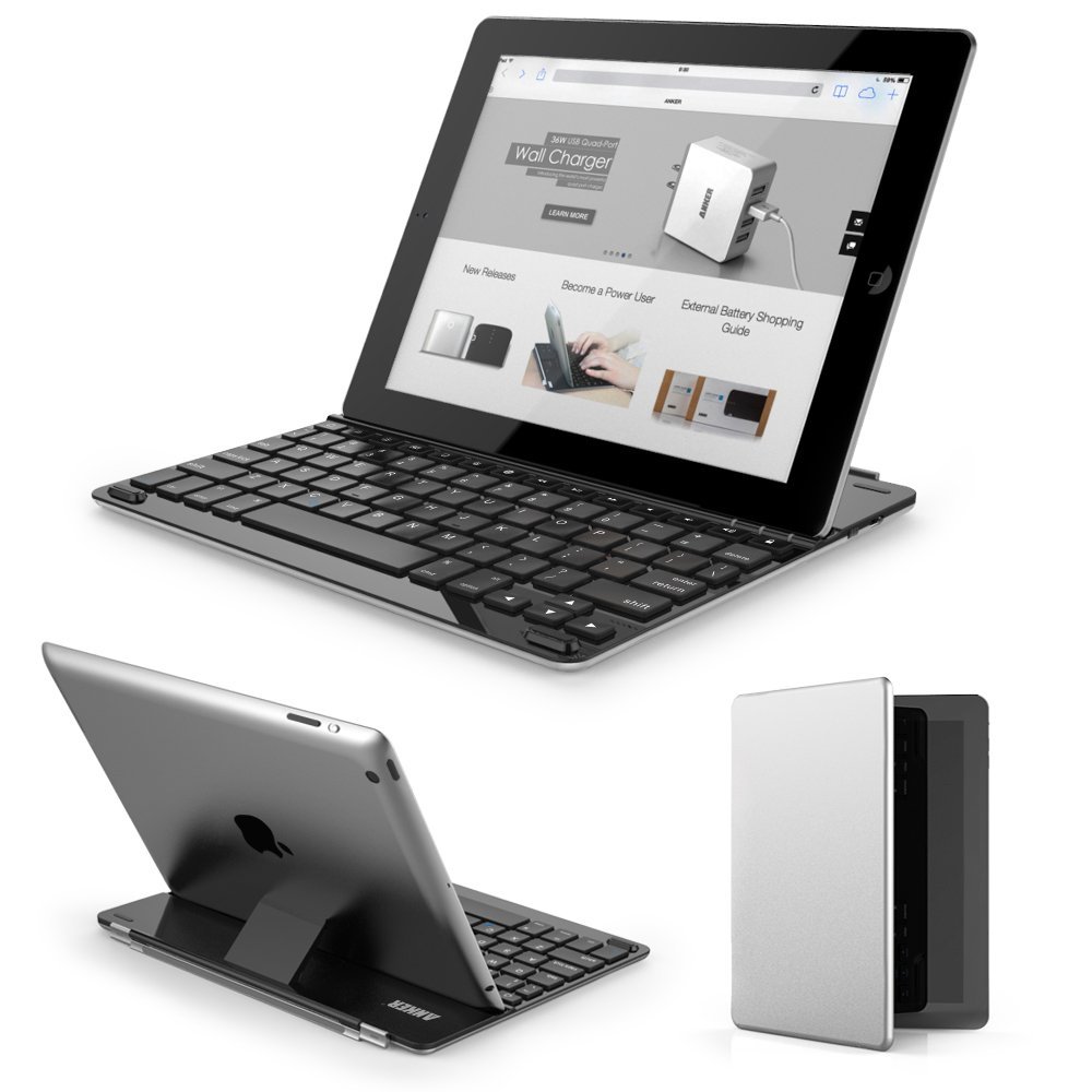Anker Bluetooth Ultra-Slim Keyboard Cover for iPad 4 / 3 / 2