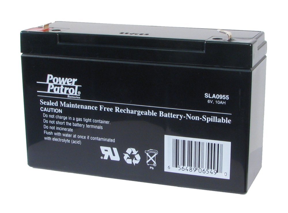 6V 10Ah SLA Rechargeable Battery