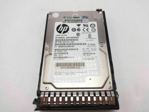 HP 653950 – 001HP 146 GB 6 G 15 K 2.5 SAS Dual portdrive
