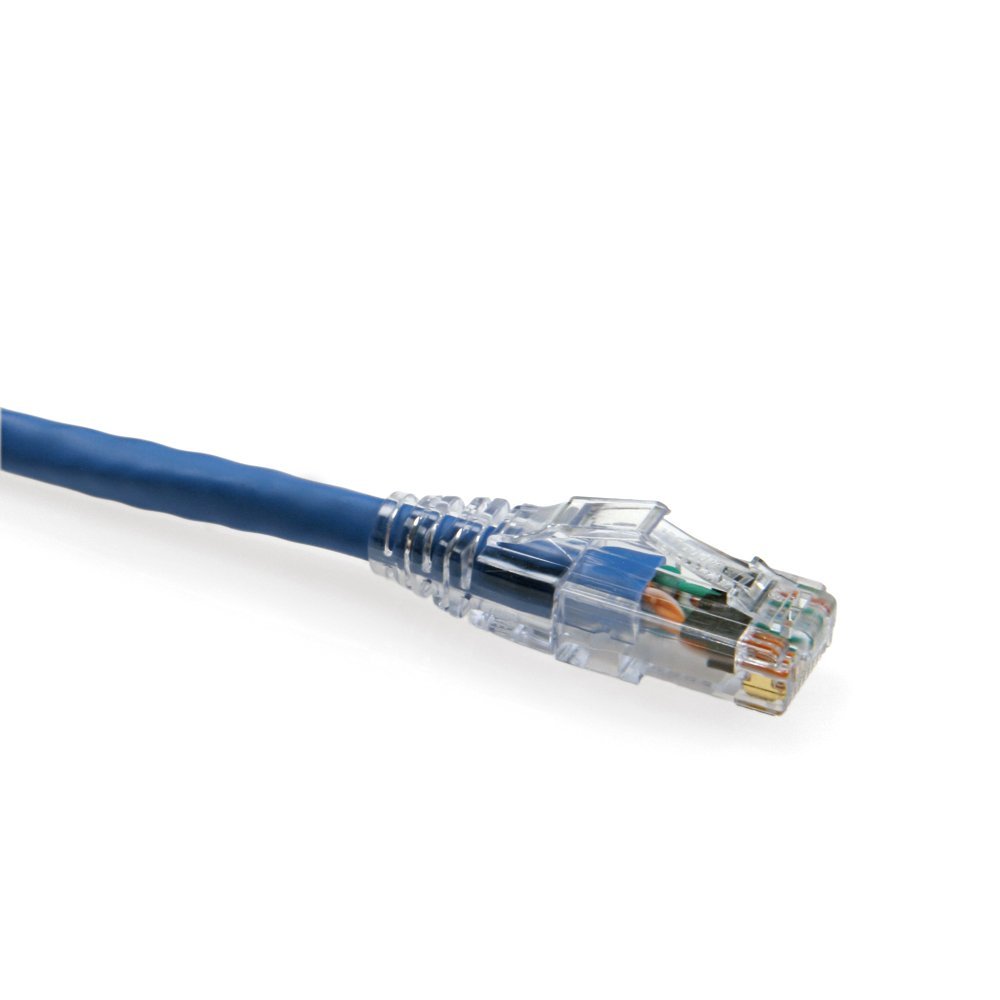 Cable de Leviton 6D460-10L eXtreme 6 + SlimLine Patch, CAT 6, 10 pies , Azul