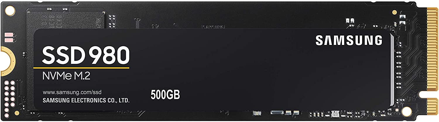 Samsung Electronics (MZ-V8V500B/AM) 980 SSD 500GB - Interfaz M.2 NVMe Unidad de estado sólido interna con tecnología V-NAND
