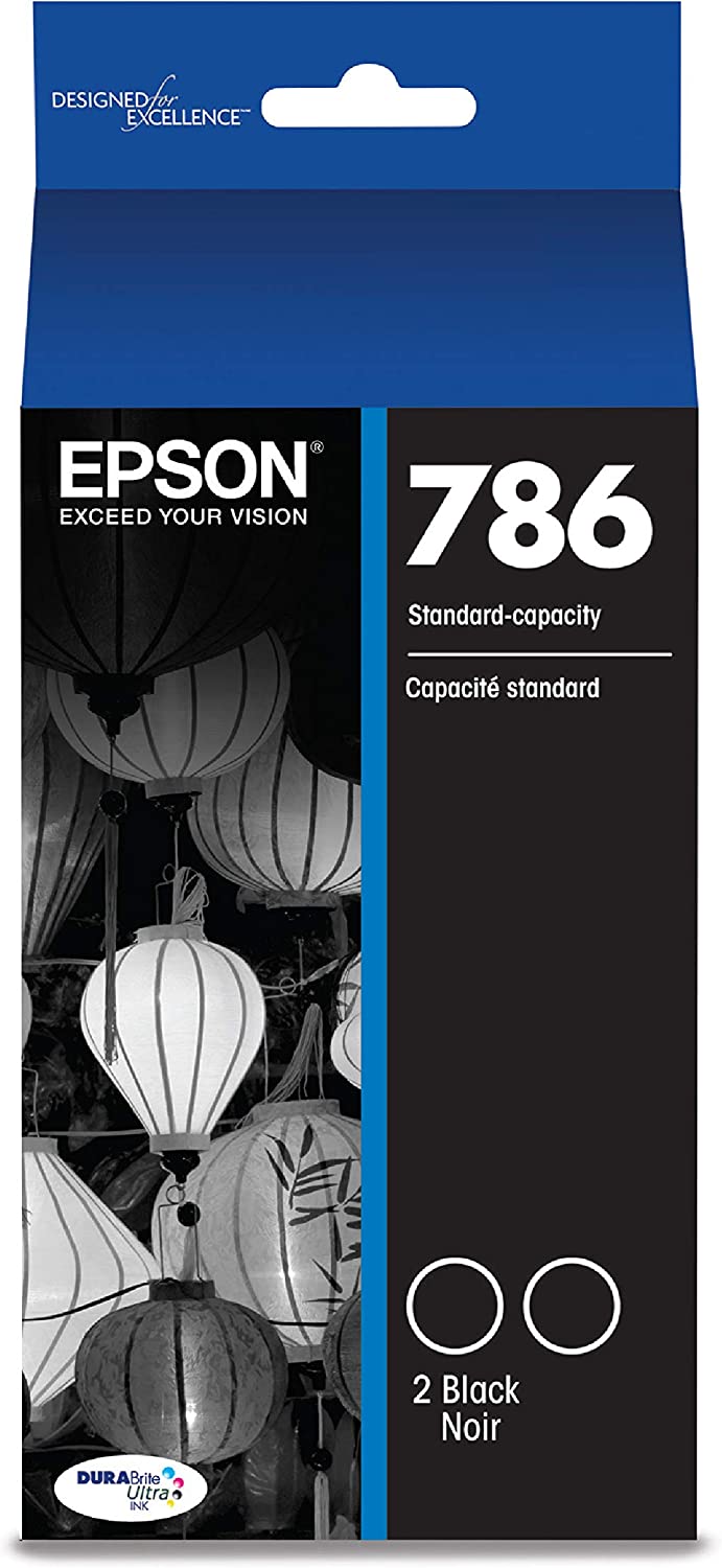 Epson DURABrite Ultra Standard Capacity - Cartucho, doble negro (T786120-D2)