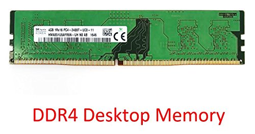 Hynix 4GB PC4-19200 DDR4 2400MHz 288-Pin SoDimm Memory Module Mfr P/N HMA851U6AFR6N-UH.  Desktop RAM Memory