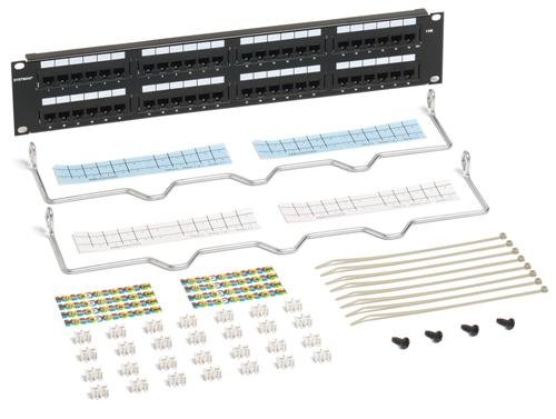 760062380 - Systimax GigaSPEED XL Category 6 U/UTP Patch Panel, 48 port with termination manager