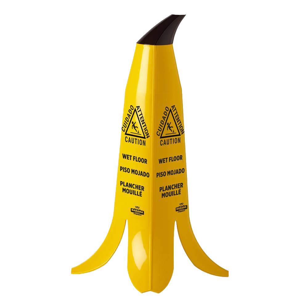 Banana Cono - Anuncio Preventivo Contra Accidentes 20 pulgadas
