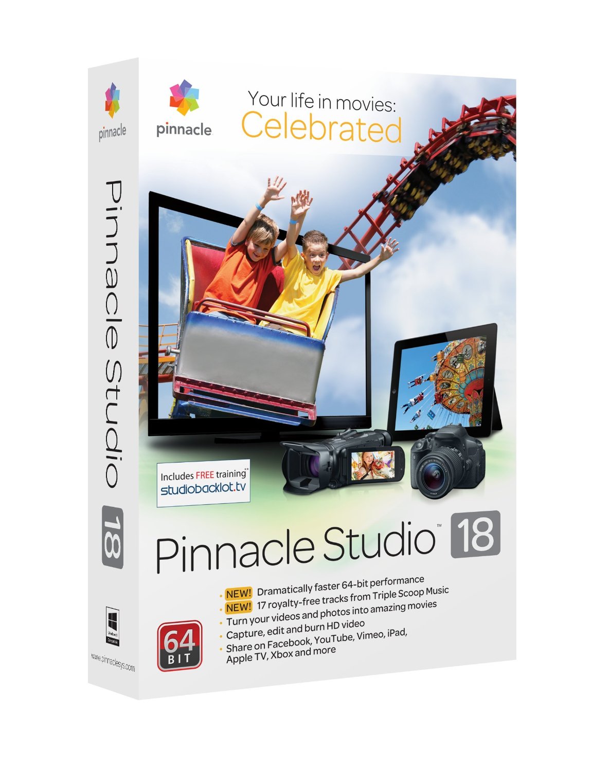 Pinnacle Studio 18 . English. Platform: PC. Edition: Standard