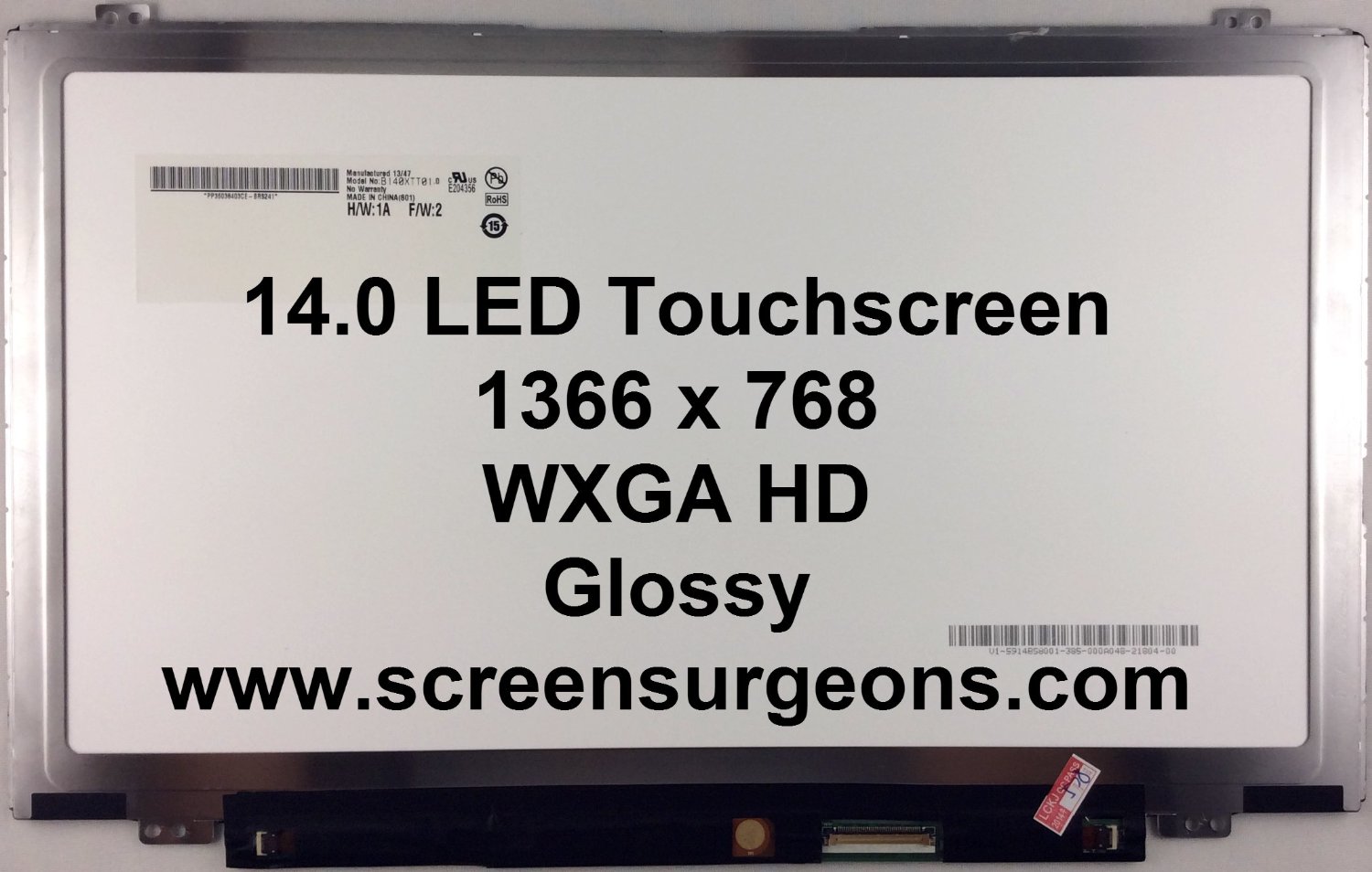 LED Backlight Laptop Touch Screen (B140XTT01.0) 14.0"