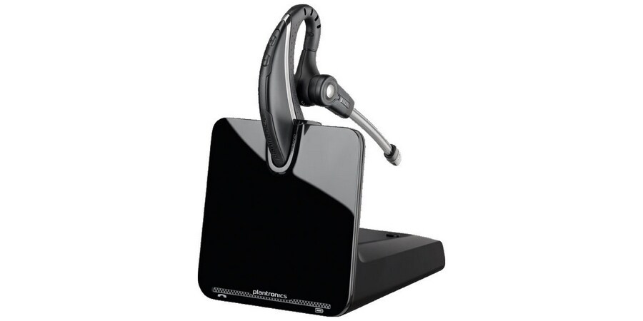 Sistema de auriculares inalámbricos, sobre la oreja, DECT 6.0, tiempo de conversación de 6 horas, alcance de 350 pies, frecuencia de 6800 Hz, se conecta al teléfono de escritorio 86305-01 - CS530