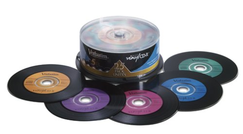Verbatim Digital Vinyl 700 MB Multicolor CD-R Spindle 25 Discs 94488