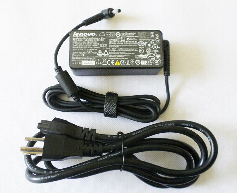 Genuine Ac Adapter Charger For Lenovo ADLX45DLC2A ADL45WCD ADL45WCG Power Supply.